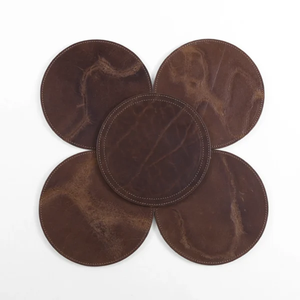 Branded Leather Table Centerpiece – Private Stock