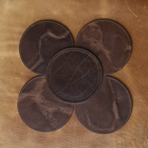 Branded Leather Table Centerpiece – Private Stock