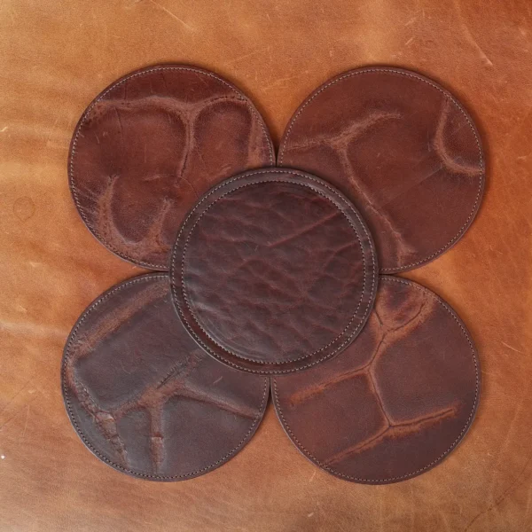 Branded Leather Table Centerpiece – Private Stock