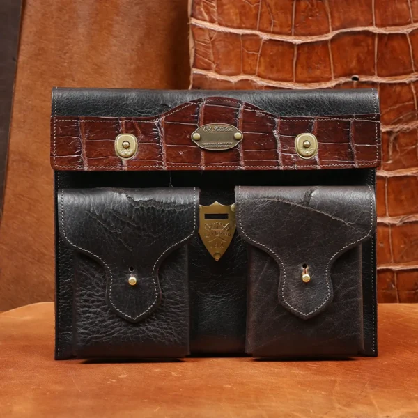 Rugged Tobacco Buffalo – No. 45C Concealed Carry Pocket – Private Stock