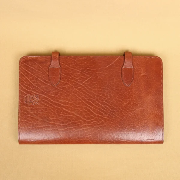 Rugged – No. 28 Legal Size Leather Portfolio – American Buffalo – Private Stock