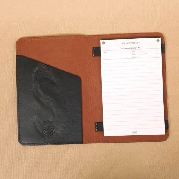 Branded- Leather Travel Portfolio – Private Stock