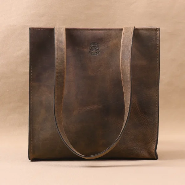 Rugged – No. 9B Leather Tote – Private Stock