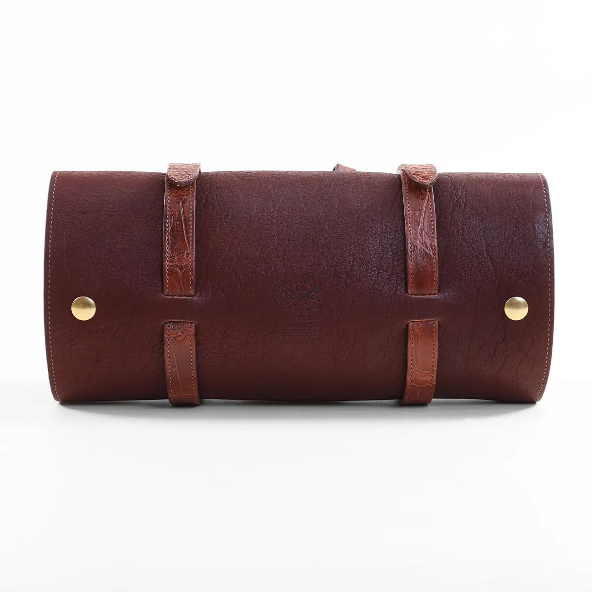 View larger image of Rugged-No. 2 Leather Shave Kit Private Stock - back view