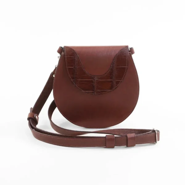 No. 2 Bitsy Bag – Crossbody with American Alligator Trim