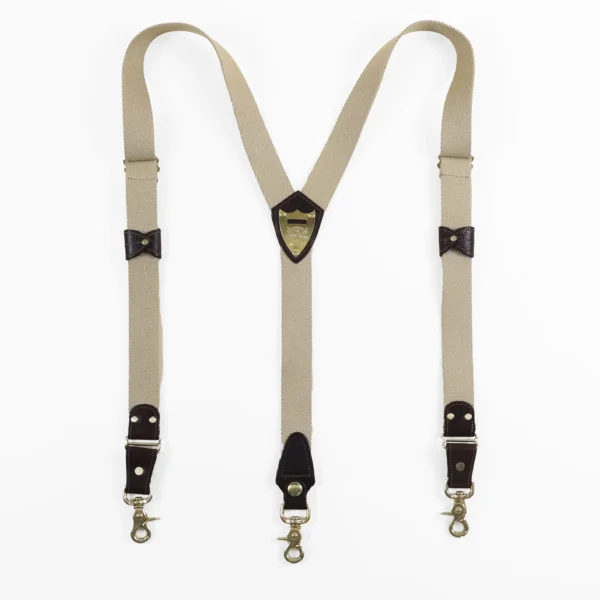 No. 3 Surcingle Convertible Button/Snap Hook Suspenders