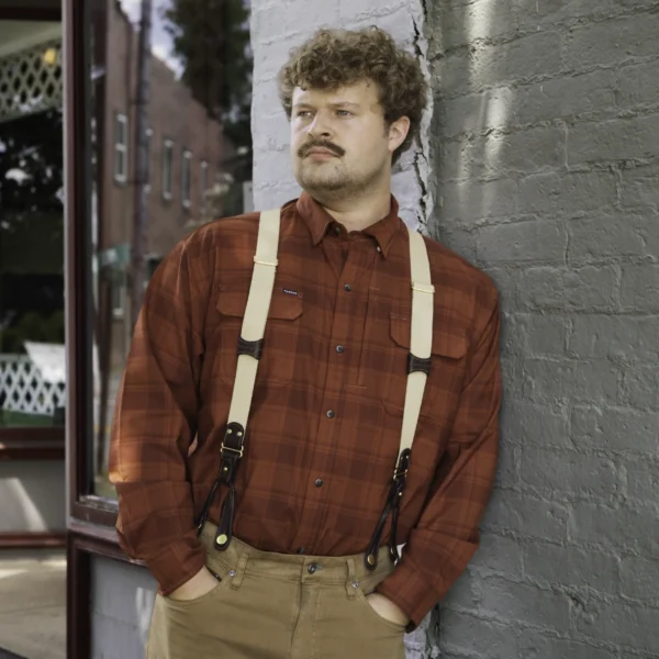 No. 3 Surcingle Convertible Button/Snap Hook Suspenders