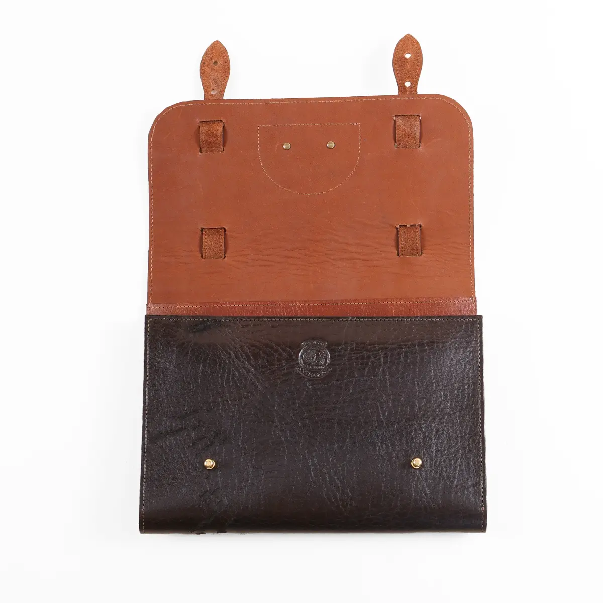 View larger image of No. 1 leather Bible cover in Tobacco Buffalo - colonel's private stock