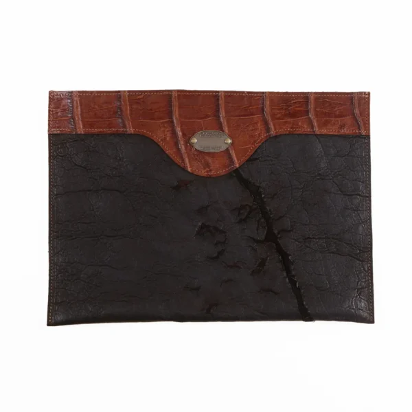Rugged – No. 8 Leather Pocket With Alligator Trim – Private Stock