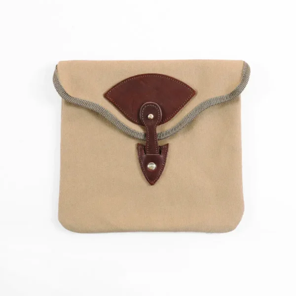 Tech & Travel Pouch – Canvas with American Steerhide Trim